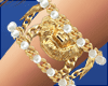 Gold Pearl Bracelets 