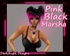 Black Pink Dip Marsha