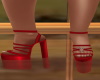 heart red shose