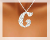 [DF] G silver necklace