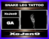 SNAKE LEG TATTOO