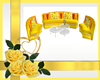Yellow Wedding Sofa Set