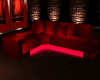 S! NEON RED VAL COUCH