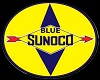 Blue Sunoco Gas Sign