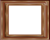 wooden frame with gold