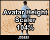 Avatar Height Scale 104%