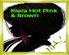 Kiera Hot Pink & Brown