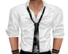 shirt w/tie +skull 