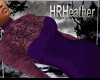 HRH Purple Ruche Lace