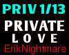 PRIVATE LOVE