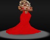 Gown Red w diamonds
