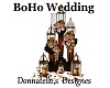 boho wedding pillerds