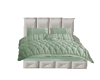 Beige and Mint Bed