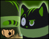 Reverse Green Cat Hat
