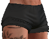 blk rolled shorts