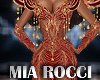 Gold and Red Gloves