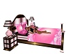 Pink Wolf Cuddle Bed