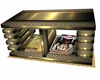 Gold/ Black Coffee Table