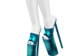 Aqua Girl Heels
