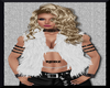 WHITE FUR TOP