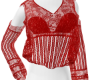 Red Lace Top