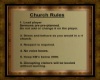 Church Service Rules