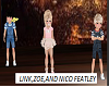 Link, Zoe, Nico Featley
