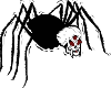 Black animated Spider
