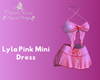 Lyla Pink Mini Dress