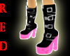 [RED]  Punk Boots