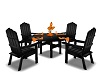 Black Wood Dinning Table