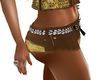 Minishorts Brown Lace