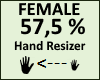 Hand Scaler 57,5% Female