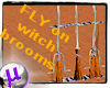 Flying witches brooms