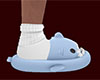 Blue Shark Slippers (M)