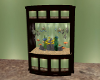 green & brown fish tank