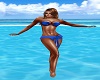 Angelina Blue Swimsuit