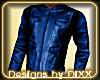 Leather Jacket blue