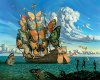 Butterfly Ship Painting