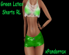 Green Latex Shorts RL