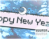 ༜Lazy New Year Sign
