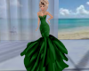 Deep Green Mermaid Gown