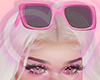 ♥ Glasses Head Pink