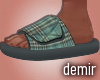 [D] Secret plaid slipper