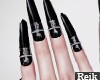 ᴿ nails dark crosses