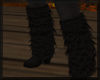 Black Winter Fuzzy Boots