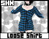 SHK- Loose Shirt-Blu