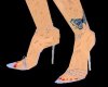 ~Blue butterfly ankle