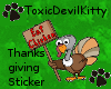 TDK!Thanksgiving sticker