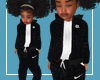 Kid Blk White Sweatsuit